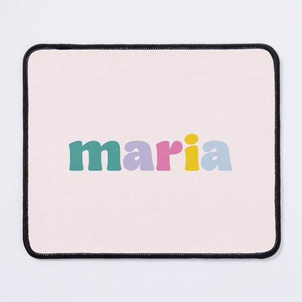 Item preview, Maria - Custom name on colorful block font designed and sold by To the Lua.