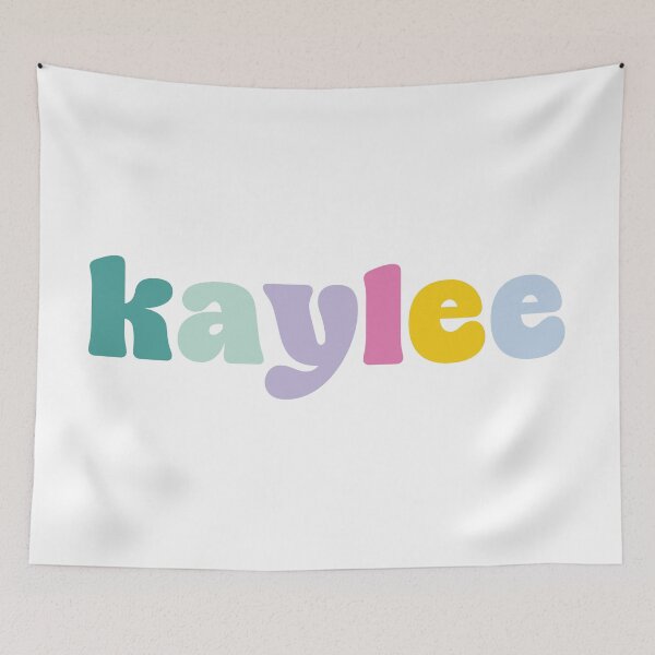 Item preview, Kaylee - Custom name on colorful block font designed and sold by To the Lua.