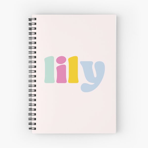 Item preview, Lily - Custom name on colorful block font designed and sold by To the Lua.