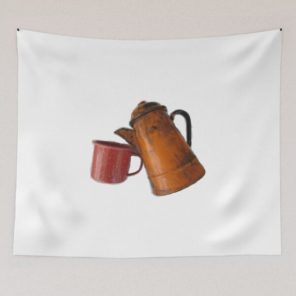 Item preview, Campfire cup of coffee makes you HAPPY designed and sold by ZoffArt-Shop.
