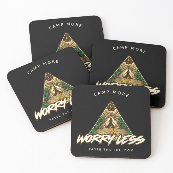 Item preview, Camp More Worry Less Taste the Freedom camping T-Shirt designed and sold by So Much 2 See.
