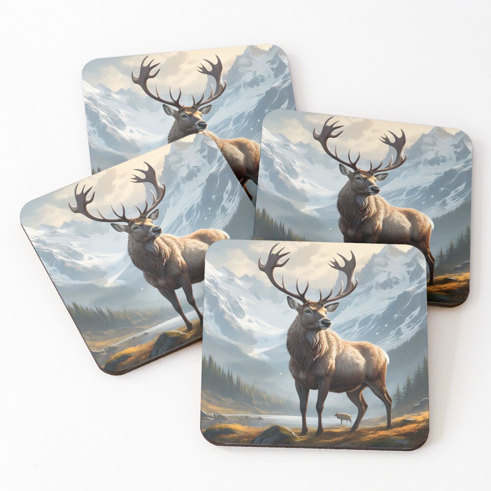 Item preview, Coasters (Set of 4) designed and sold by PIGCASSOSAIART.