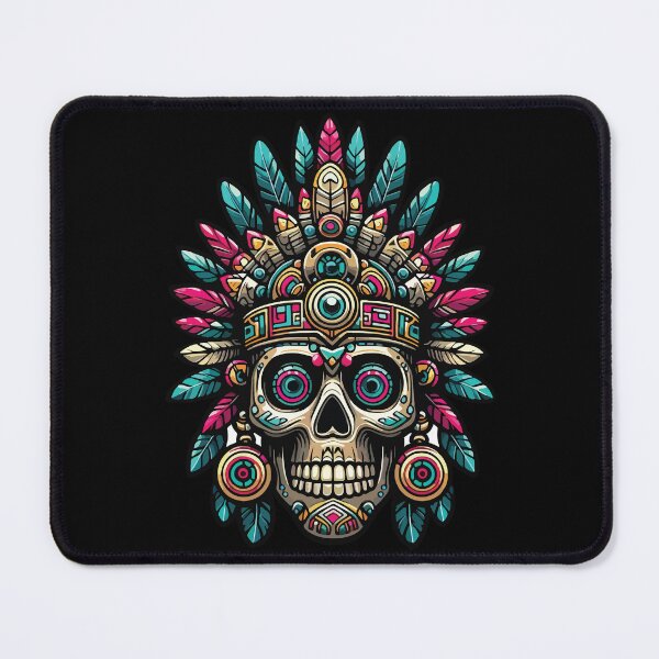 Item preview, Aztec Skull Mask designed and sold by SkullNest.