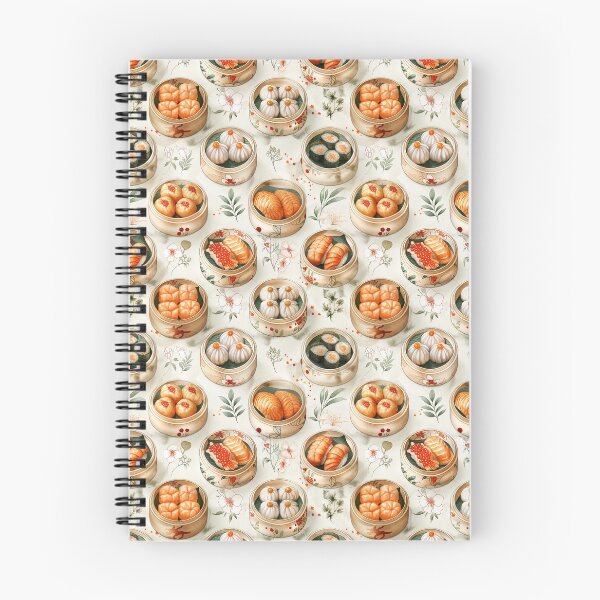 Item preview, Dim sum cute watercolour pattern designed and sold by Hamish Davies.
