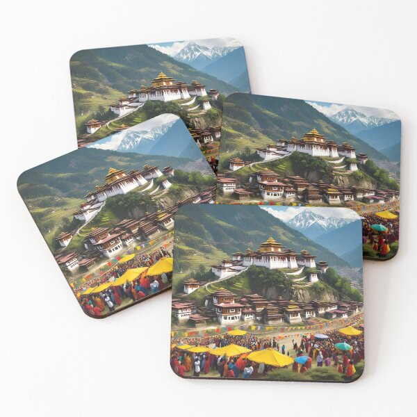 Item preview, BHUTAN FESTIVAL designed and sold by PIGCASSOSAIART.