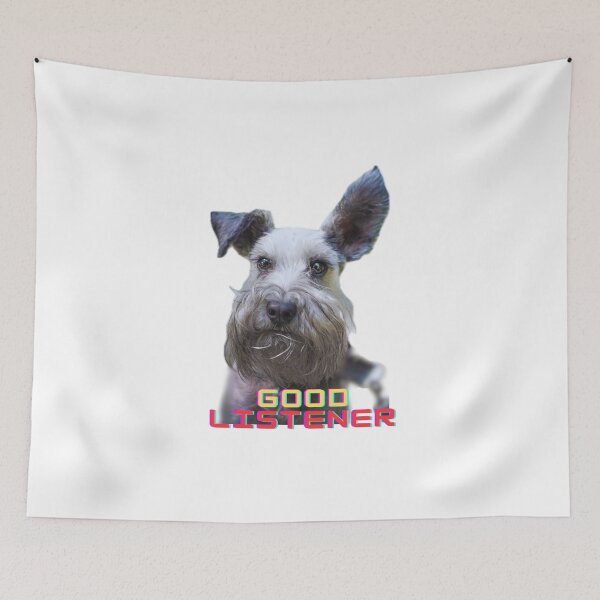 Item preview, Good Listener designed and sold by Schnauzer-Shop.