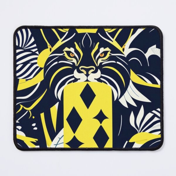 Item preview, Feline in black and yellow designed and sold by Roxburylane.