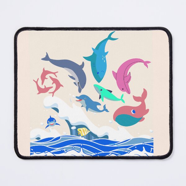 Item preview, Zishiwood brand Magic Nine fish picture, playful, Dolphin Jumping, Fun Mutations, Mammals, marine life, Underwater Treasures. ocean treasures whimsical, Miami Dolphins fan. Zishiwood. 9 Fish picture designed and sold by Zishiwood.