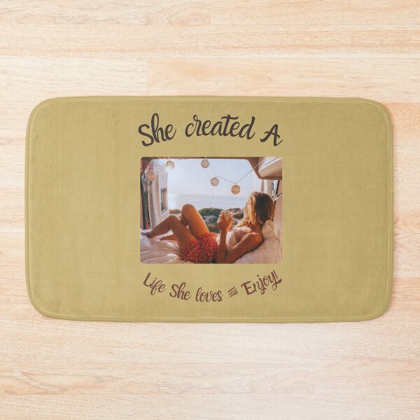 Item preview, She Created A Life She Loves and Enjoy  designed and sold by Vibekindly.
