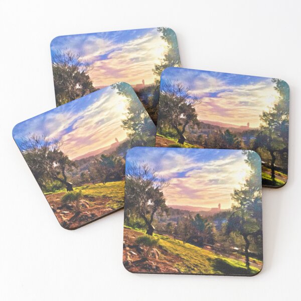 Item preview, Breathtaking Sunset Over the Hills of Jerusalem designed and sold by Pamela Storch.
