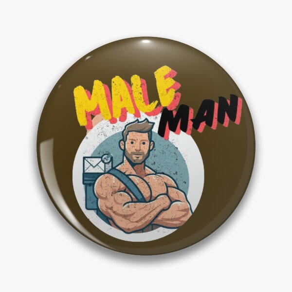 Item preview, Buff Male Man | Mailman Cartoon  designed and sold by IntegriTee.