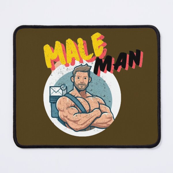 Item preview, Buff Male Man | Mailman Cartoon  designed and sold by IntegriTee.