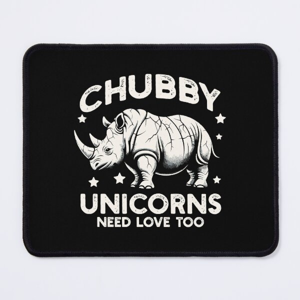 Item preview, Chubby Unicorns Need Love Too Funny Rhinoceros designed and sold by Dressed For  Duty.