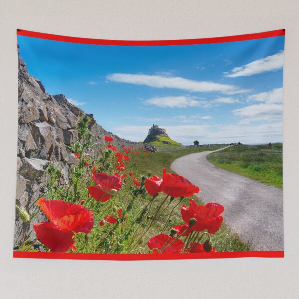 Item preview, Lindisfarne Castle Landscape designed and sold by Alisonchambers2.