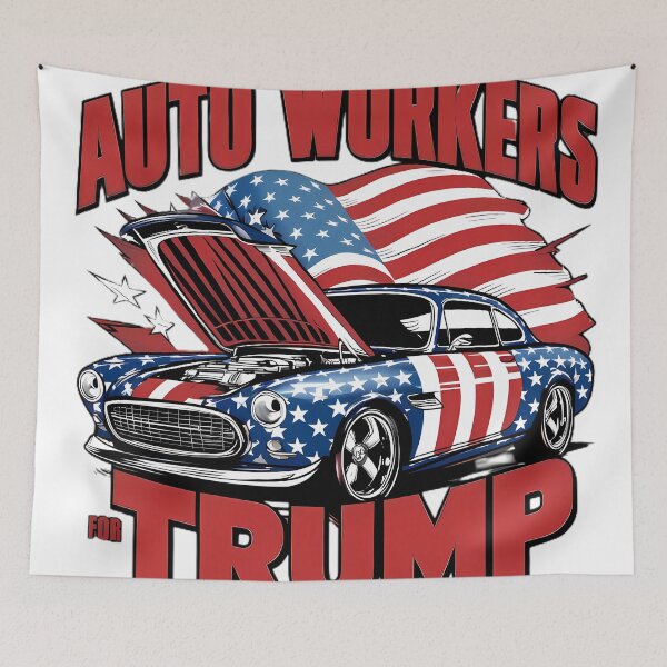 Item preview, Auto Workers For Trump designed and sold by T3goods.