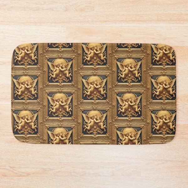 Item preview, Carved Gold Cherubs Tile 8 designed and sold by Bondillero.
