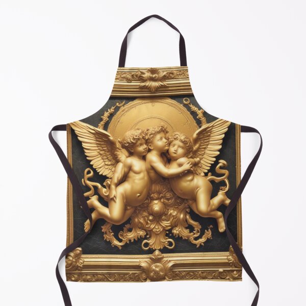 Item preview, Carved Gold Cherubs Tile 8 designed and sold by Bondillero.