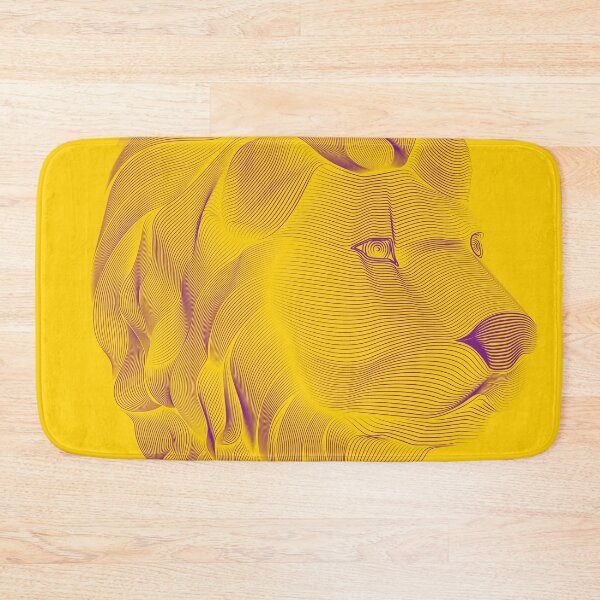 Item preview, yellow lion  designed and sold by NiamLab.