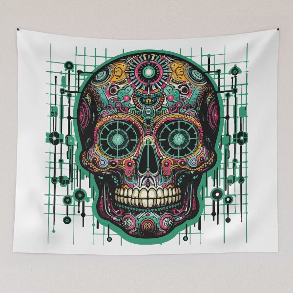 Item preview, Electronic Skull designed and sold by SkullNest.