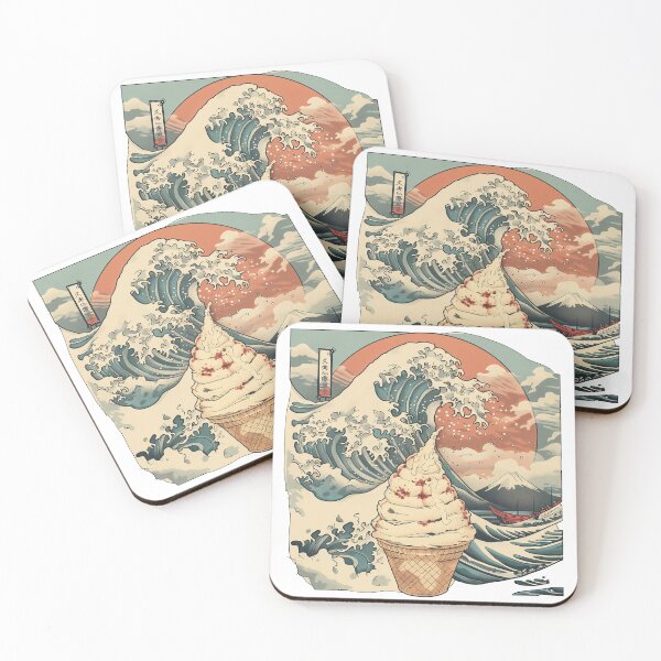 Item preview, Kawaii Japanese style Icecream Illustration designed and sold by nomiraclehere.