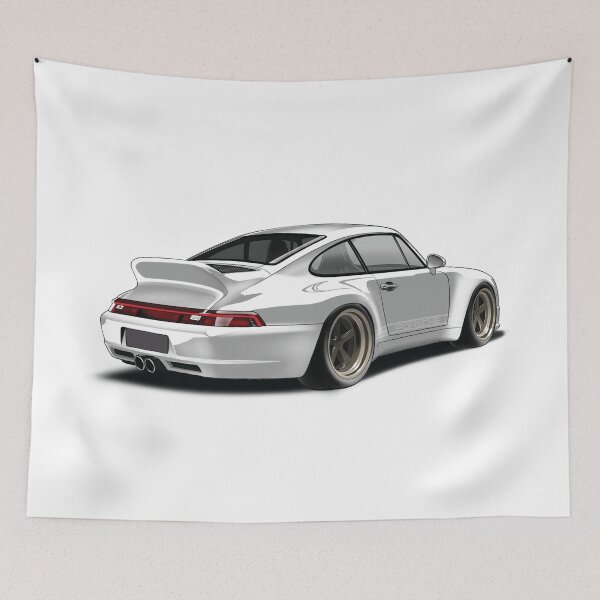 Item preview, custom widebody 911 993 white  designed and sold by NaquashM.