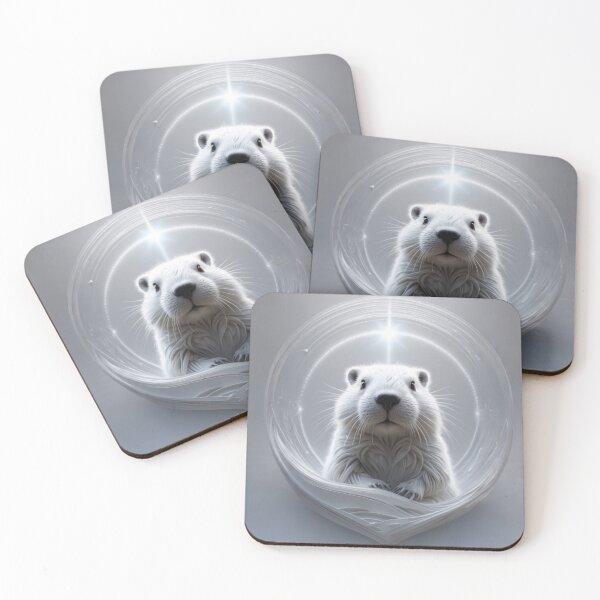 Item preview, Enchanting Beaver Halo - Nature-Inspired Art by LaLi Designs designed and sold by LaLi-Designs.