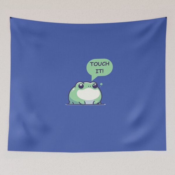 Item preview, Cute Small Frog Cartoon - TOUCH IT Speech  designed and sold by IntegriTee.