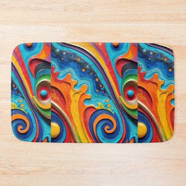 Item preview, Abstract artwork with rich paint colors designed and sold by Diana Voicu.