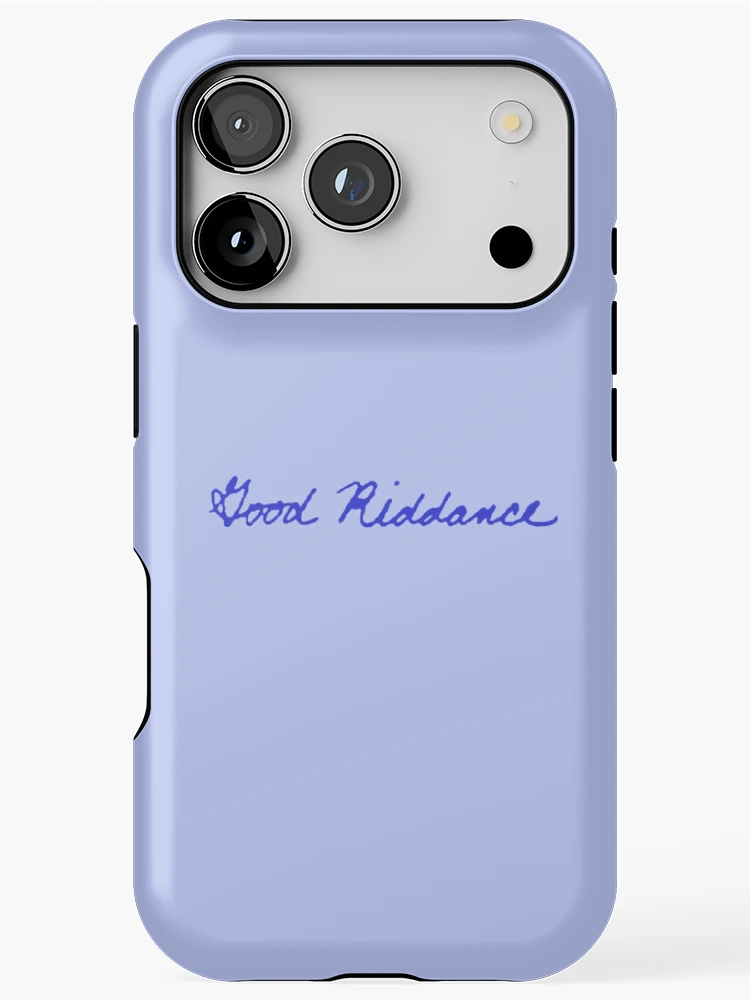Thumbnail 1 of 4, iPhone Case, Good Riddance Cursive Lettering Handwritten designed and sold by aestheticqueen.