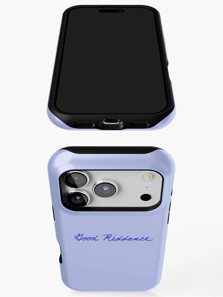 Thumbnail 3 of 4, iPhone Case, Good Riddance Cursive Lettering Handwritten designed and sold by aestheticqueen.