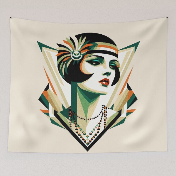 Item preview, Art Deco Flapper Collection #1 003 designed and sold by elektronen.