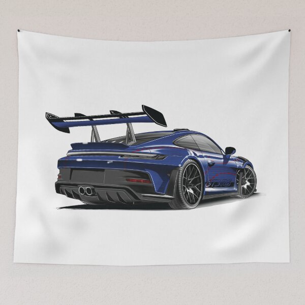 Item preview, 911 992 gt3rs deep blue  designed and sold by NaquashM.