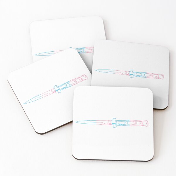 Item preview, Punk switchblade trans flag variant designed and sold by booettebabe.