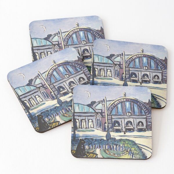 Item preview, Max Beckmann, Frankfurt Central Station designed and sold by Mauswohn.