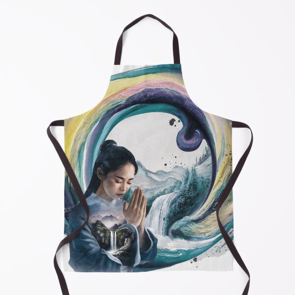 Item preview, Lovely Asian Woman Praying - Beautiful Watercolor Christian T-shirt designed and sold by Narrow-Path.