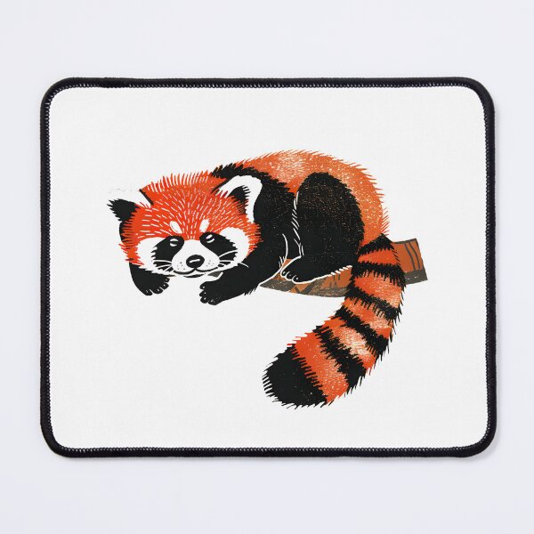 Item preview, Red panda on tree branch designed and sold by xiao xuans.