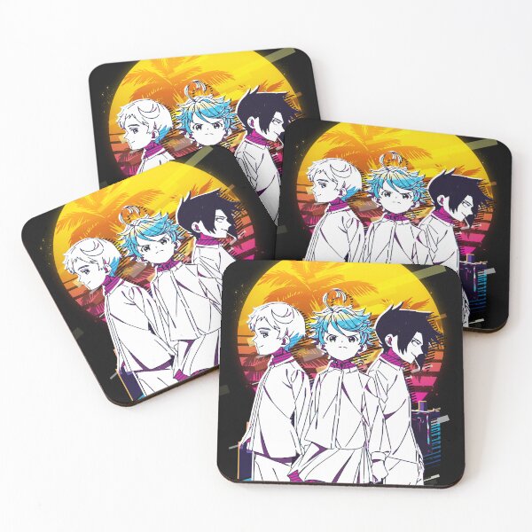 Item preview, The Promised Neverland Retro 80s Art designed and sold by SiksisArt.