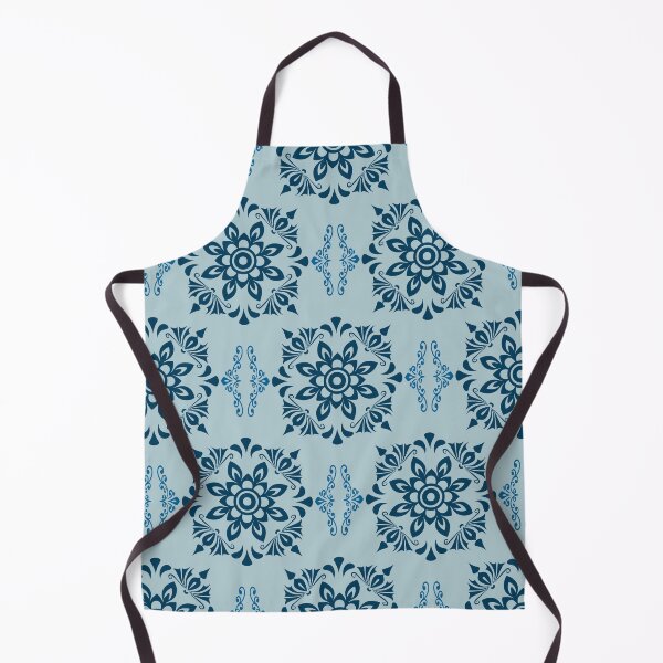 Artikelvorschau, Nahtlose Stickerei mit oreintalem Flora-Damastmuster, künstlerischer Ornamentdruck. Design für Teppiche, Decken, Tapeten, Verpackungen, Stoffe, Kleidung entworfen und verkauft von yakza-design.
