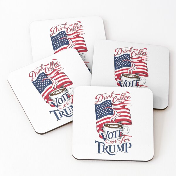 Item preview, Drink Coffee Vote For Trump designed and sold by T3goods.