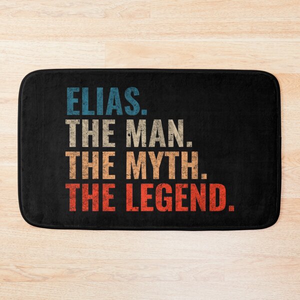 Item preview, Elias The Man The Myth The legend Elias Name Retro 70s distress designed and sold by Teelogic.