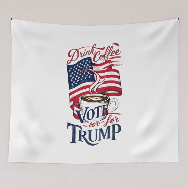 Item preview, Drink Coffee Vote For Trump designed and sold by T3goods.