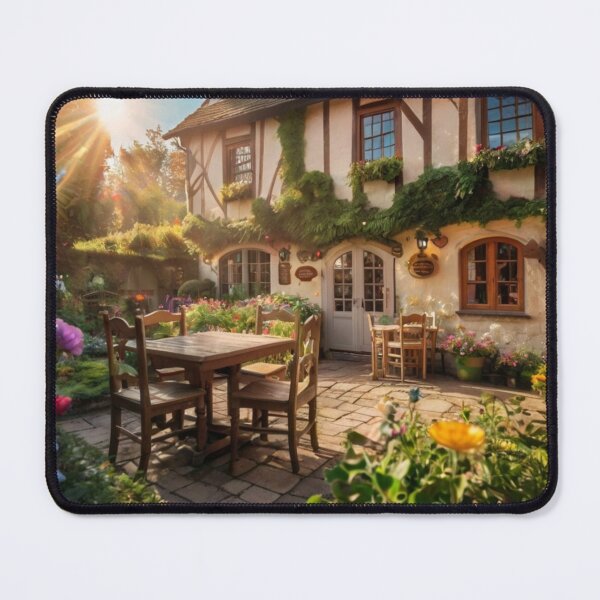 Item preview, Wisteria Cottage Coffee Shop designed and sold by BlareBlare.