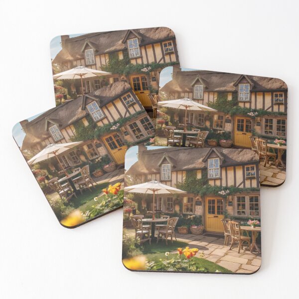 Item preview, Courtyard Coffee Cottage designed and sold by BlareBlare.