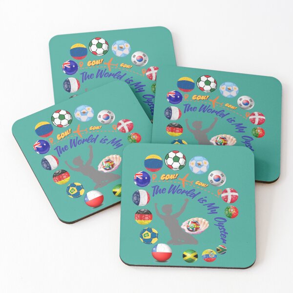 Item preview, Soccer The World Is My Oyster  designed and sold by Vibekindly.