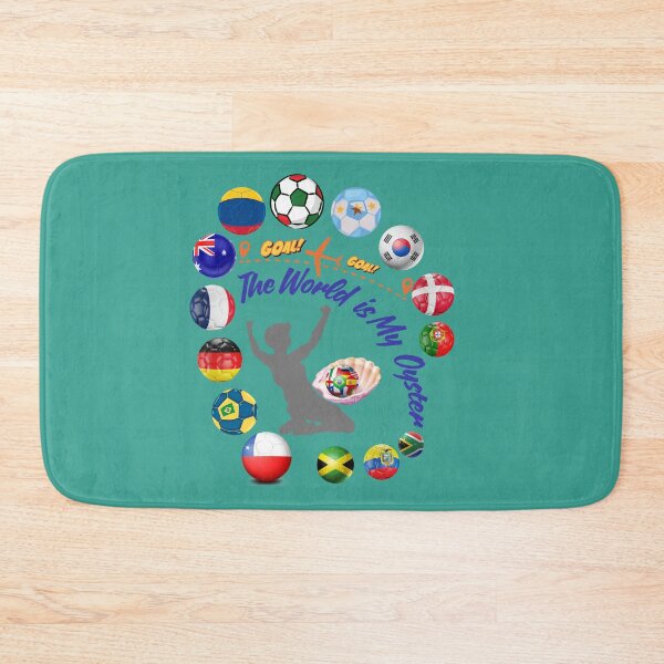 Item preview, Soccer The World Is My Oyster  designed and sold by Vibekindly.