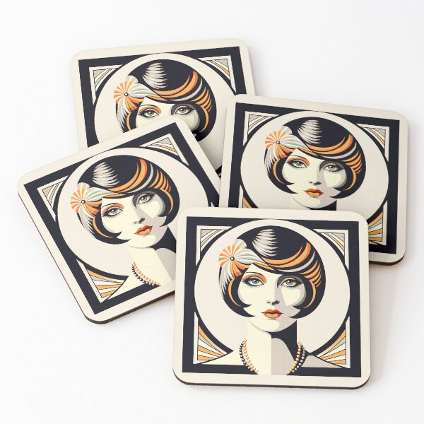 Item preview, Art Deco Flapper Collection #1 005 designed and sold by elektronen.