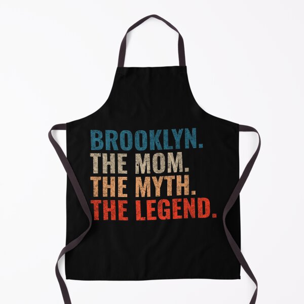Item preview, Brooklyn The Mom The Myth The Legend Brooklyn Name Retro 70s distress designed and sold by Teelogic.