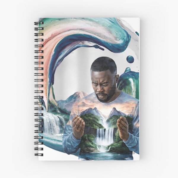 Item preview, Man Worshipping Yahuah - Pray - Christian Hebrew Watercolor designed and sold by Narrow-Path.