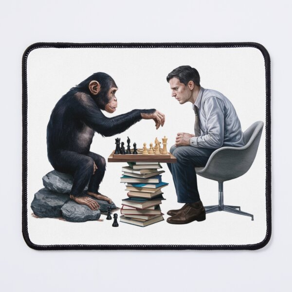 Item preview, Chess game: Ape Vs Human designed and sold by PolygonPinnacle.
