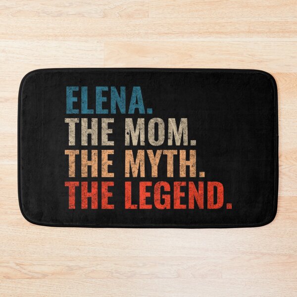 Item preview, Elena The Mom The Myth The Legend Elena Name Retro 70s distress designed and sold by Teelogic.